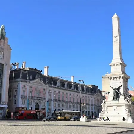 Apartment Sj1d+e Heart Of Baixa New A/c Spacious 2 Apts 5br2ba Lisbon