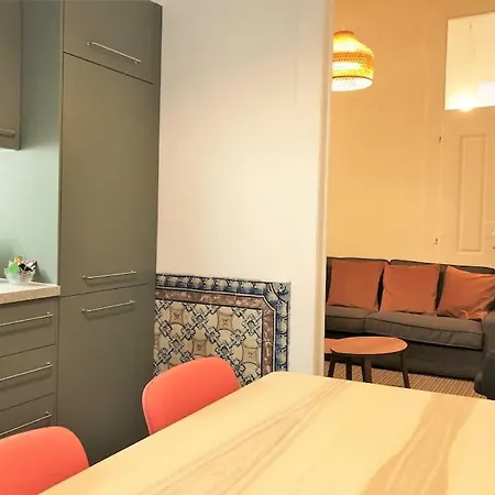 Sj1d+e Heart Of Baixa New A/c Spacious 2 Apts 5br2ba * Lisbon